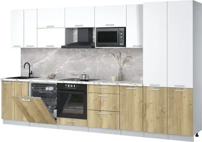 

Кухонный гарнитур, Мила Лайт 3.6-ПМ2