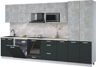 

Кухонный гарнитур, Мила Лайт 3.6-ПМ2