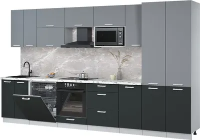 

Кухонный гарнитур, Мила Лайт 3.6-ПМ2