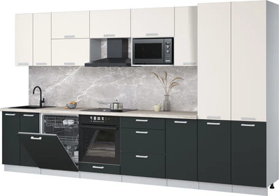 

Кухонный гарнитур, Мила Лайт 3.6-ПМ2