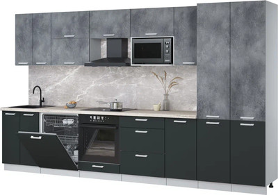 

Кухонный гарнитур, Мила Лайт 3.6-ПМ2