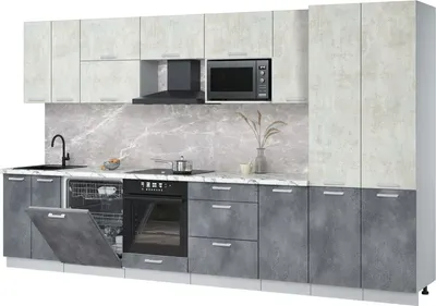 

Кухонный гарнитур, Мила Лайт 3.6-ПМ2