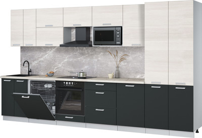 

Кухонный гарнитур, Мила Лайт 3.7-ПМ2