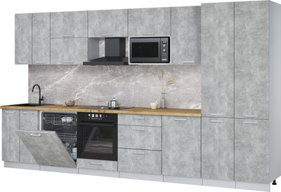 

Кухонный гарнитур, Мила Лайт 3.7-ПМ2