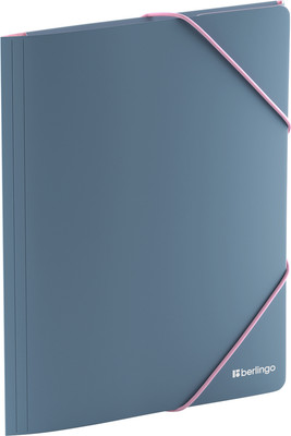 Папка для бумаг Berlingo Soft Touch Pro / FB4_A4933 (серый) -