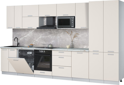 

Кухонный гарнитур, Мила Лайт 3.7-ПМ2