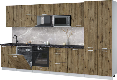 

Кухонный гарнитур, Мила Лайт 3.7-ПМ2