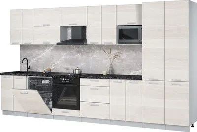 

Кухонный гарнитур, Мила Лайт 3.8-ПМ2