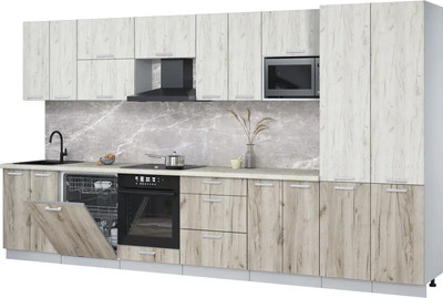 

Кухонный гарнитур, Мила Лайт 3.8-ПМ2