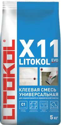 Клей для плитки Litokol X11 Evo (5кг) - 