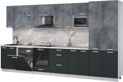 

Кухонный гарнитур, Мила Лайт 3.8-ПМ2