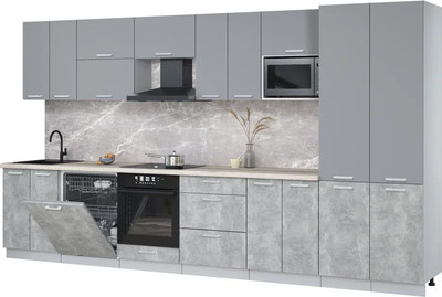 

Кухонный гарнитур, Мила Лайт 3.8-ПМ2