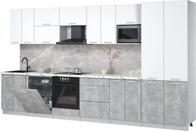 

Кухонный гарнитур, Мила Лайт 3.8-ПМ2