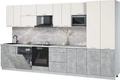 

Кухонный гарнитур, Мила Лайт 3.8-ПМ2