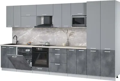 

Кухонный гарнитур, Мила Лайт 3.8-ПМ2