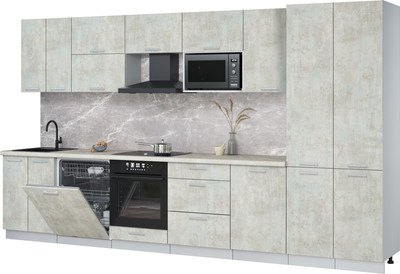 

Кухонный гарнитур, Мила Лайт 3.7-ПМ2