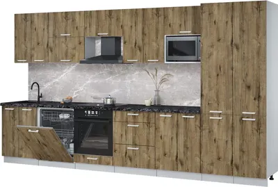 

Кухонный гарнитур, Мила Лайт 3.8-ПМ2