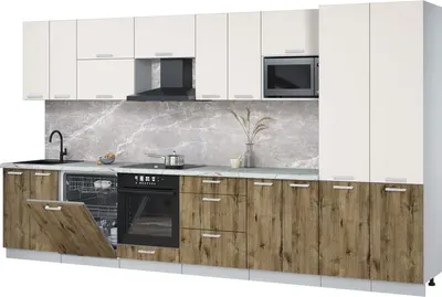 

Кухонный гарнитур, Мила Лайт 3.8-ПМ2