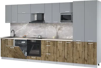 

Кухонный гарнитур, Мила Лайт 3.8-ПМ2