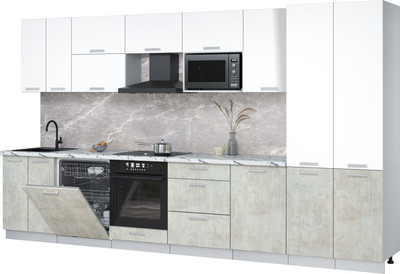 

Кухонный гарнитур, Мила Лайт 3.7-ПМ2