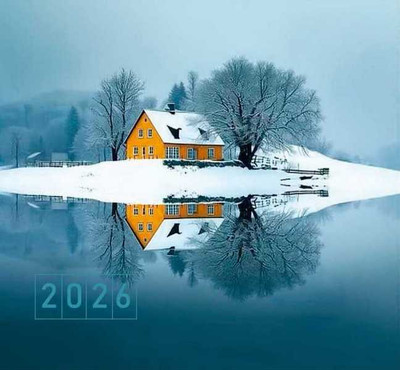 Календарь настенный Витебская областная типография Дом у озера. 2026 год / 25С43 - 