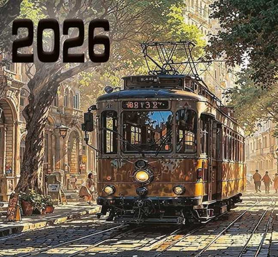 Календарь настенный Витебская областная типография Трамвай. 2026 год / 25С43 - 