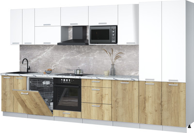 

Кухонный гарнитур, Мила Лайт 3.7-ПМ2