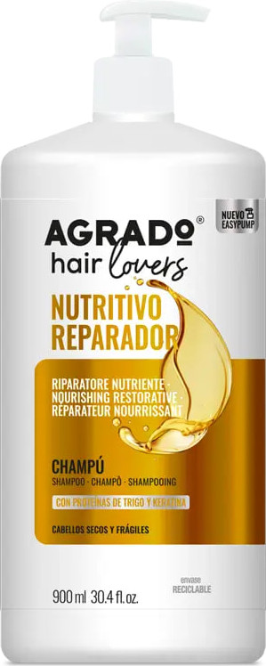 Шампунь для волос Agrado Nourishing Restorative Shampoo (900мл)