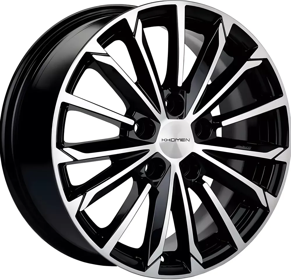 Литой диск Khomen KHW1611 Seltos/Soul 16x6.5" 5x114.3мм DIA 67.1мм ET 44мм (Black FP)