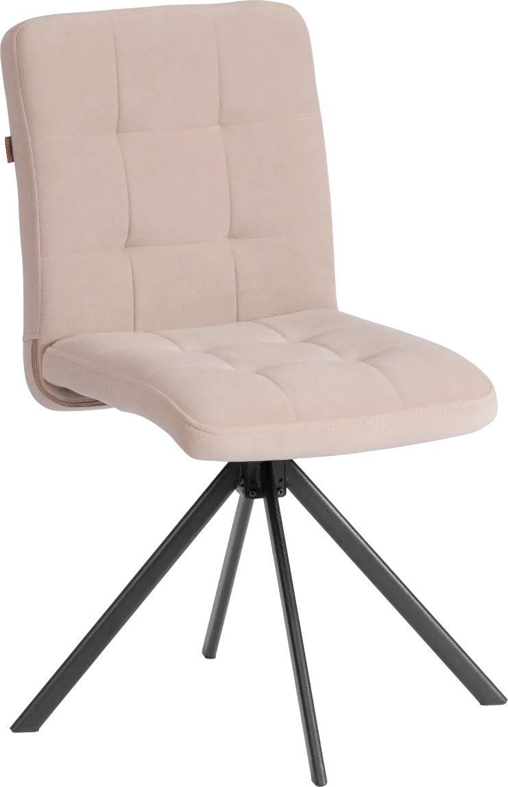 Стул Tetchair Medeo поворотный механизм велюр (бежевый)