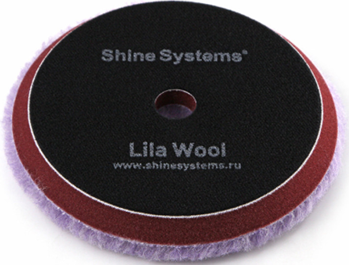 Полировальный круг Shine Systems Lila Wool Pad / SS566 (155мм)