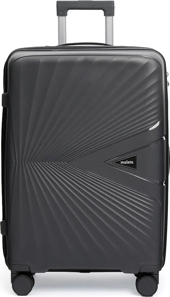 Чемодан на колесах Maleta PP-53 (M, темно-серый)