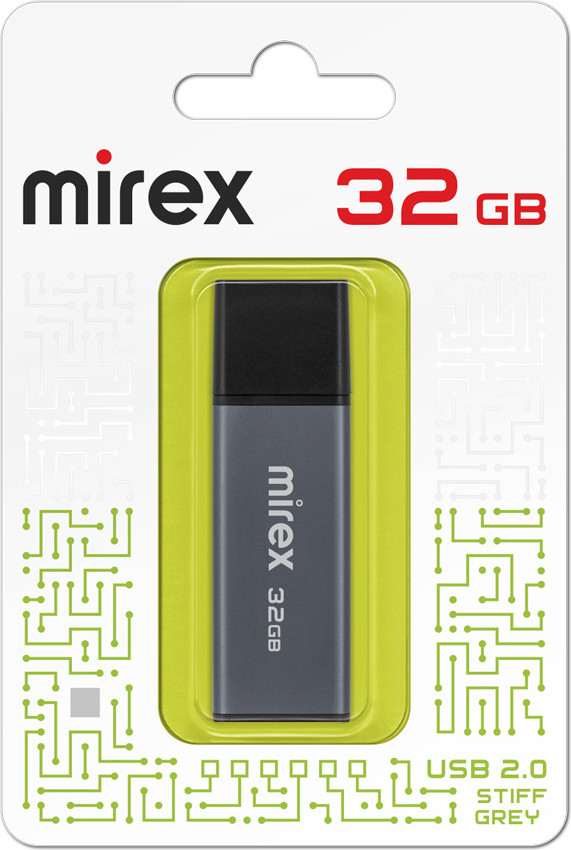 USB flash накопитель Mirex Stiff Gray 32GB (13600-FMUSTG32) — фото 6
