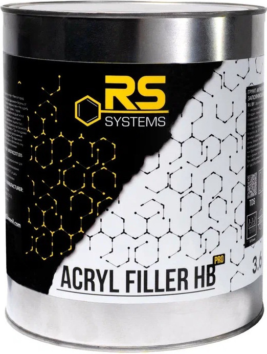 Грунтовка автомобильная RS HB 4+1 / 0201-3.375-08 (800мл, белый)