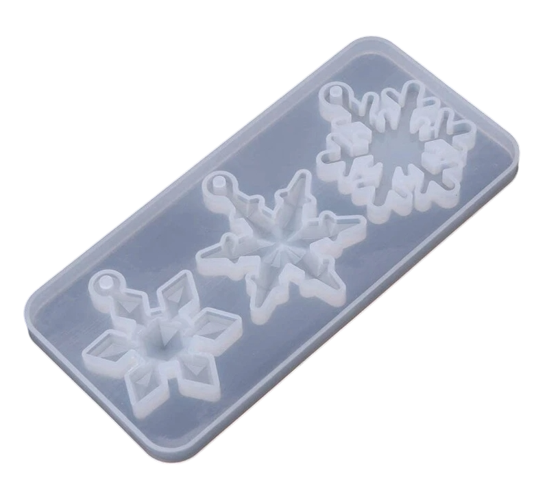 Форма для льда S.G. Home 3 снежинки / SG-FLI-SNOW8