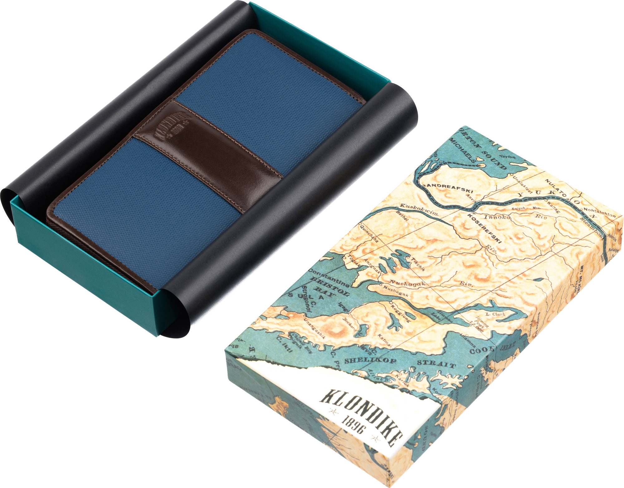 Портмоне Klondike 1896 Urban / KD1401-03 (синий/темно-коричневый) — фото 3