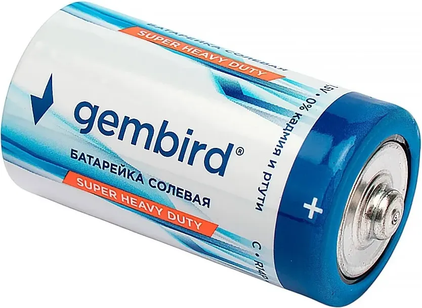 Комплект батареек Gembird/Cablexpert GB-R14P-2F (2шт) — фото 2