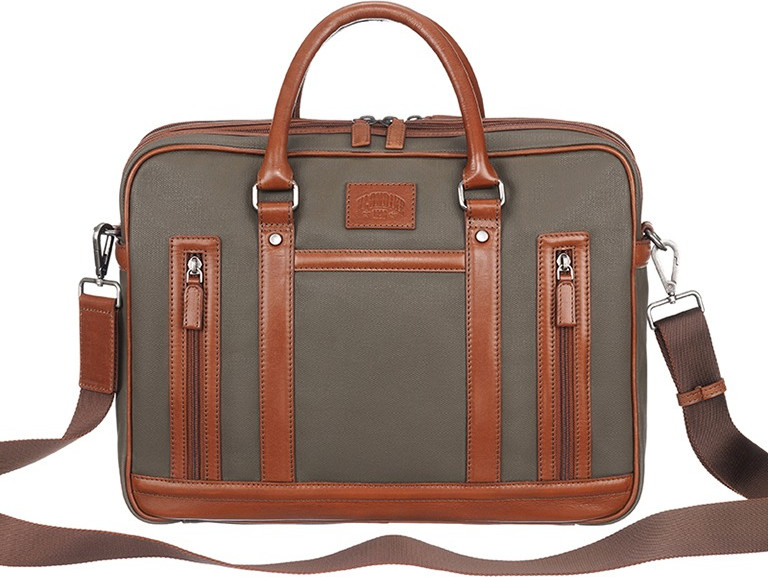 Сумка Klondike 1896 Urban / KD1405-02 (оливковый/коричневый) — фото 6