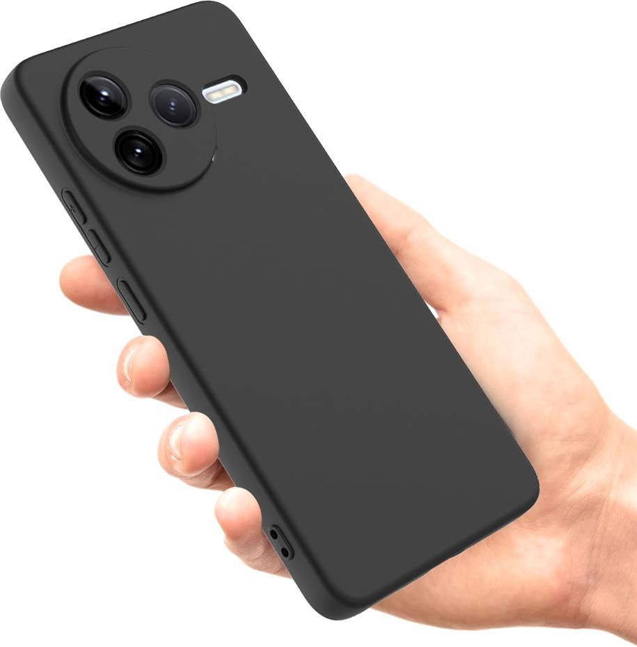 Чехол-накладка Bingo Liquid TPU для Poco F7 Pro (черный) — фото 2
