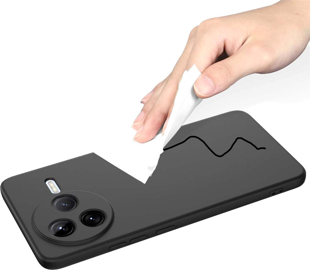 Чехол-накладка Bingo Liquid TPU для Poco F7 Pro (черный) — фото 6