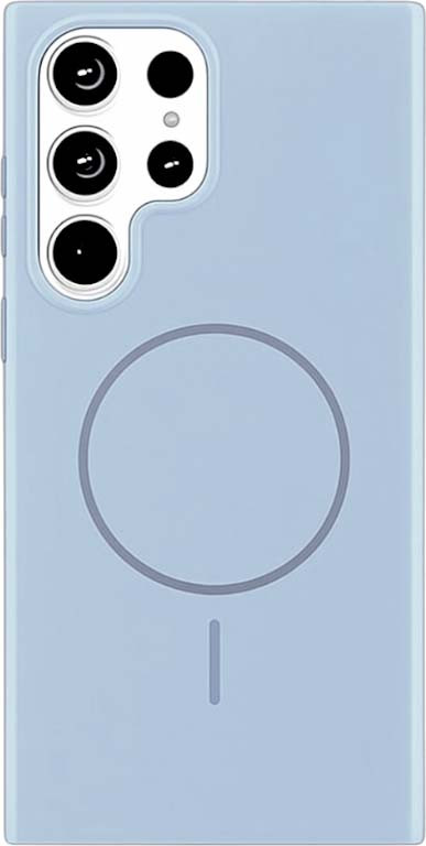 Чехол-накладка Bingo Silicone Magnetic для Samsung S25 Ultra (голубой) — фото 2