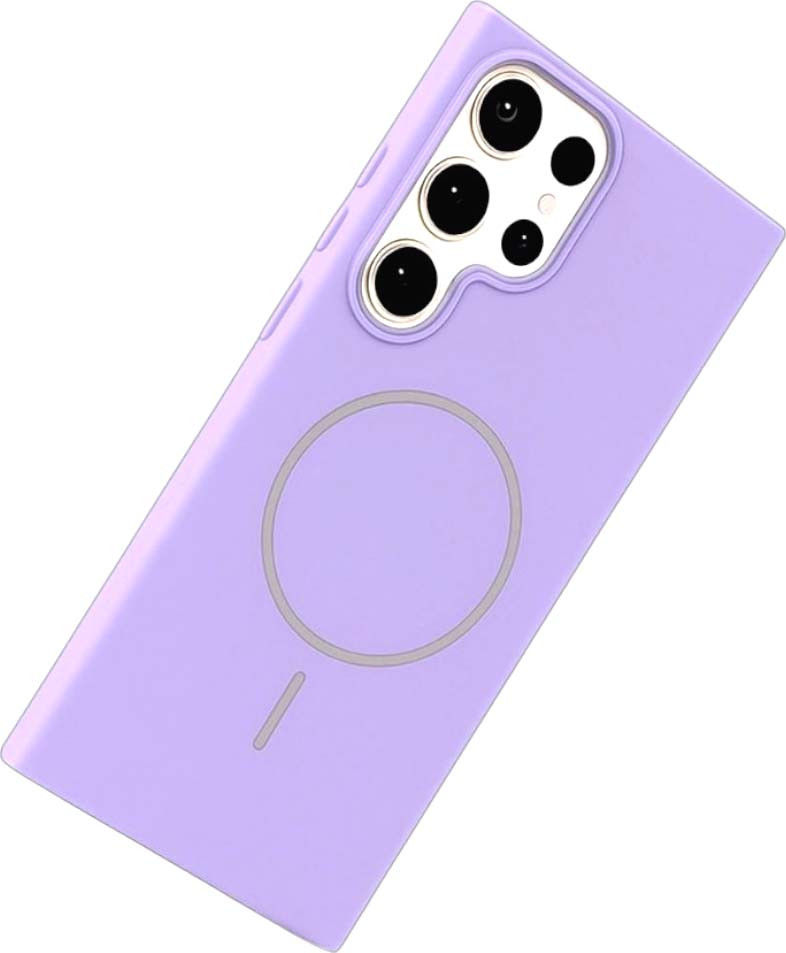 Чехол-накладка Bingo Silicone Magnetic для Samsung S25 Ultra (лиловый) — фото 3