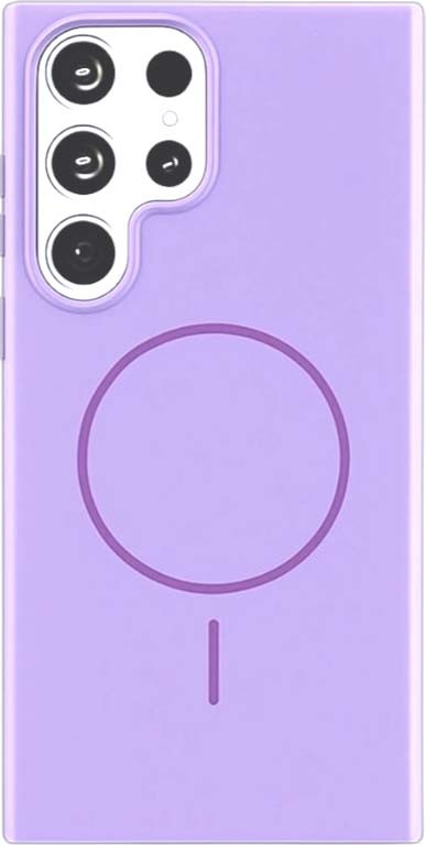 Чехол-накладка Bingo Silicone Magnetic для Samsung S25 Ultra (лиловый) — фото 2