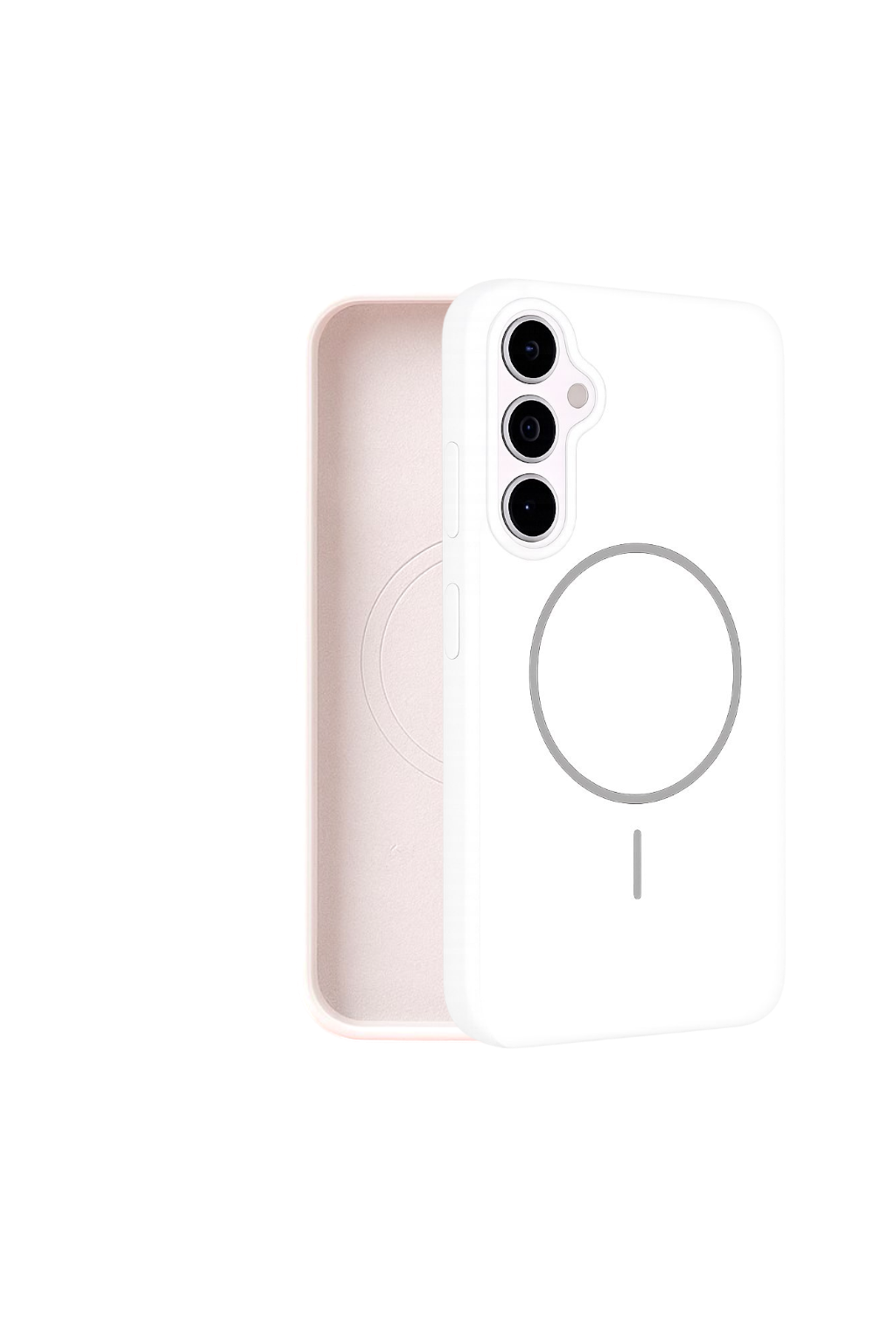 Чехол-накладка Bingo Silicone Magnetic для Samsung S25+ (белый) — фото 5