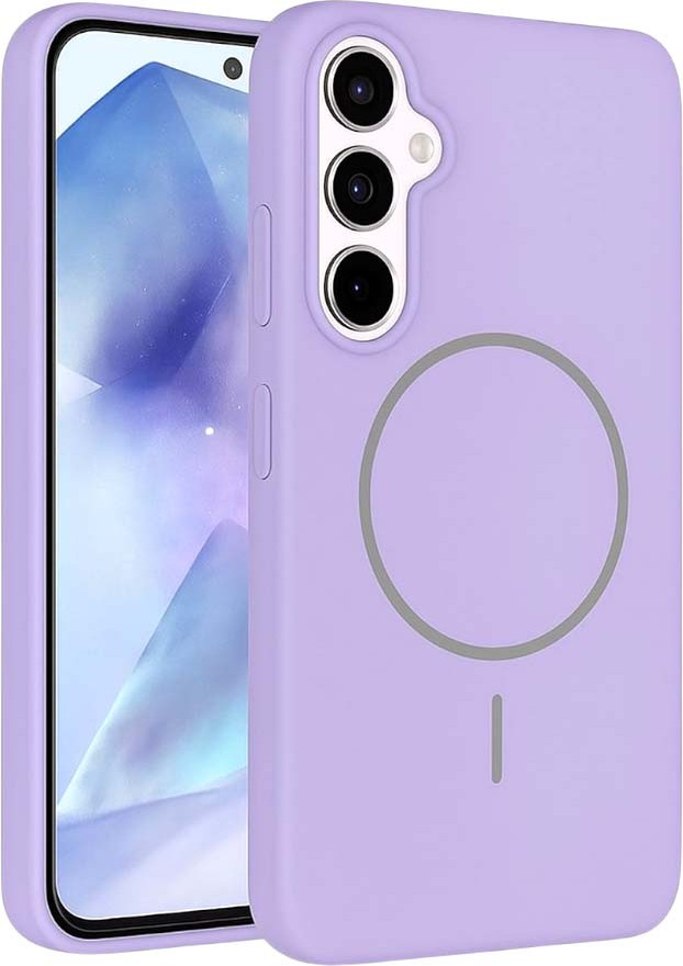 Чехол-накладка Bingo Silicone Magnetic для Samsung S25+ (лиловый) — фото 3