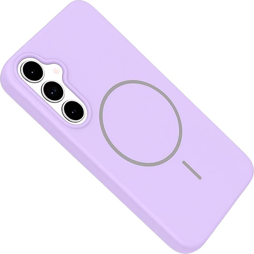 Чехол-накладка Bingo Silicone Magnetic для Samsung S25+ (лиловый) — фото 6