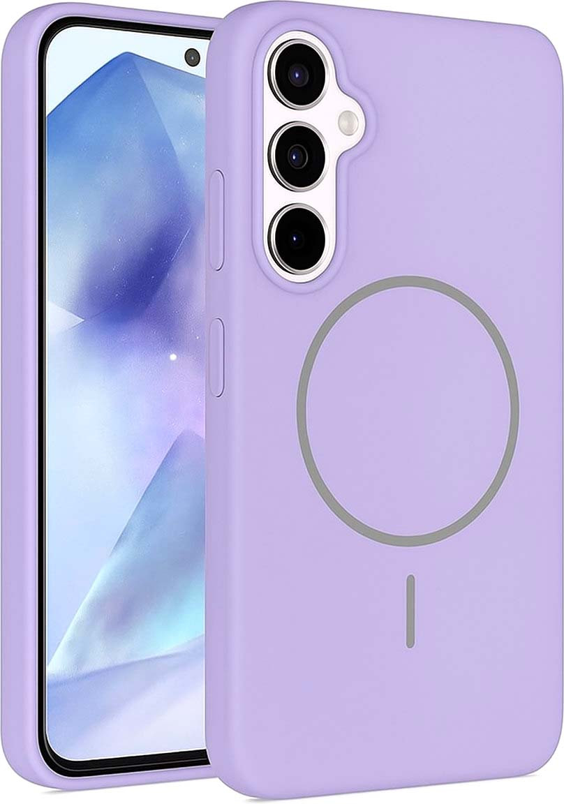 Чехол-накладка Bingo Silicone Magnetic для Samsung S25+ (лиловый) — фото 1