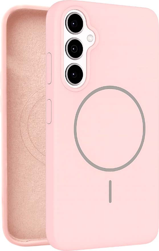 Чехол-накладка Bingo Silicone Magnetic для Samsung S25+ (пудровый) — фото 3