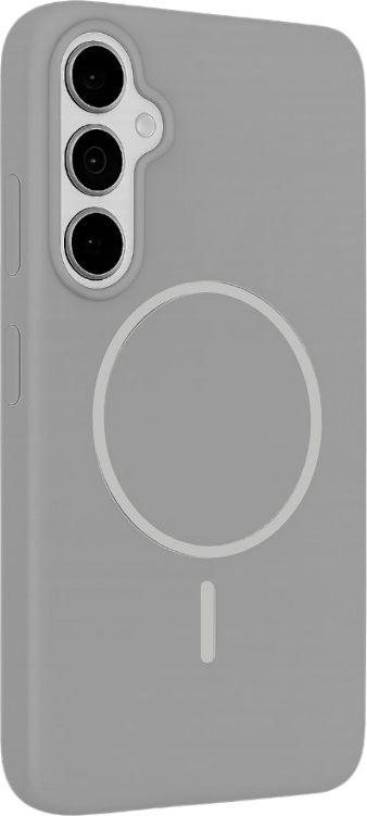 Чехол-накладка Bingo Silicone Magnetic для Samsung S25+ (серый) — фото 3