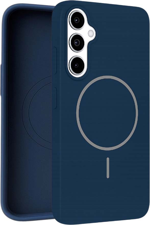 Чехол-накладка Bingo Silicone Magnetic для Samsung S25+ (синий) — фото 3